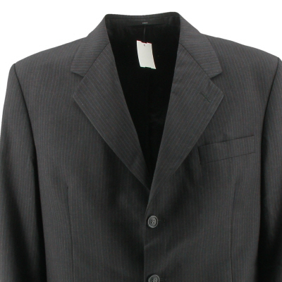 Voir photo 3 de Veste grise à rayures - manches longues - Homme - Jean Devernay - 52 Veste grise à rayures - manches longues - Homme - Jean Devernay - 52 Très bon état - Vue 3 -